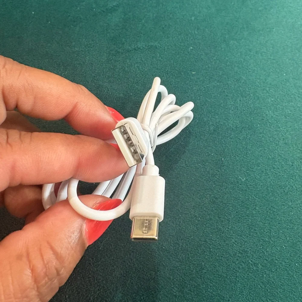 White USB Charging Cable